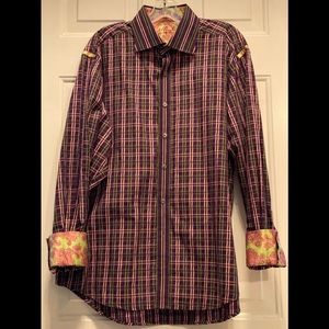 Robert Graham long sleeve button down shirt XL
